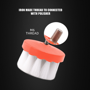 <span class=keywords><strong>SPTA</strong></span> DF059 Brosse douce blanche pour <span class=keywords><strong>mini</strong></span> <span class=keywords><strong>polisseuse</strong></span> de voiture Brosse de détail de voiture fabriquée avec des poils en PP pour la maison et les tapis et le bureau et plus encore - Product Image 5