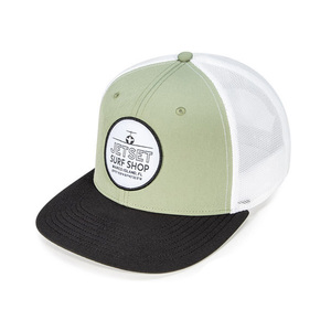 Pour la casquette de camionneur Alpha Black pour hommes <span class=keywords><strong>Yupoong</strong></span> Taille unique avec broderie en tissu apposée - Product Image 4