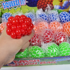 2025 High Quality 5cm Pectin Grape <b>Balls</b> Girls TPR <b>Squeeze</b> Toys Preschool Pretend Play Vending Machine Playful Function - Product Image 5