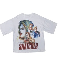 T-shirt pour homme de haute qualité, unisexe, imprimé personnalisé, col rond, manches courtes, impression DTG, surdimensionné, 100% coton, taille plus