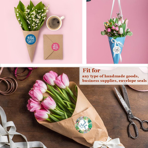 สติกเกอร์คริสตัล 3 มิติ ลายตัวอักษร ขนาด 1 นิ้ว จำนวน 3000 ชิ้น แบบม้วน ขายส่ง เป็นมิตรกับสิ่งแวดล้อม สำหรับติดฉลาก บรรจุภัณฑ์เบเกอรี่ ปิดผนึก ป้ายดอกไม้ ของขวัญ - Product Image 4