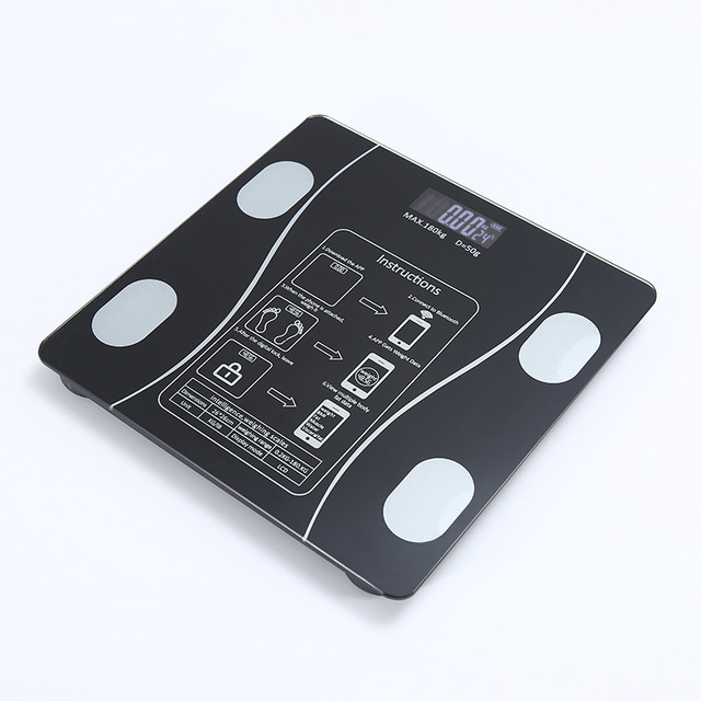 Household Smart Bmi Electronic Smoothly Delicate Design Digital Bathroom Bluetooth Body Fat Scale for Gym