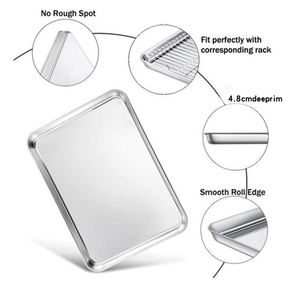 Sartén de aluminio anodizado para hornear, sartén antiadherente y suave de alta calidad - Product Image 4