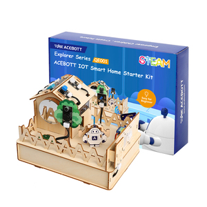 ACEBOTT Smart Home Starter Education Kit DIY Programmier bares Lernen Holz ESP32 IOT WIFI BT APP Großhandel Stem Kits für <span class=keywords><strong>Arduino</strong></span> - Product Image 1