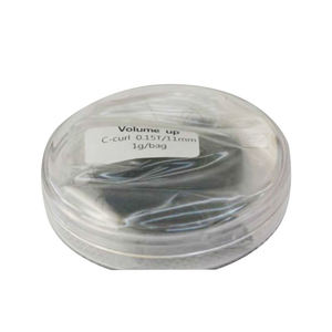 2022 Venta caliente Corea maquillaje voluminoso suave pestañas postizas rizadas solo certificado grado negro C rizo pestañas para mujeres - Product Image 1