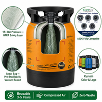 Fût de bière en plastique écologique 30L, alternative en acier, HDPE de qualité alimentaire, pressurisé 15 bars, pour brasserie, vente en gros