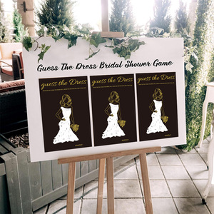 Fun Black Bridal Shower les jeux <span class=keywords><strong>de</strong></span> robe Cartes <span class=keywords><strong>de</strong></span> jeux <span class=keywords><strong>de</strong></span> fête <span class=keywords><strong>de</strong></span> mariage avec des crayons <span class=keywords><strong>de</strong></span> <span class=keywords><strong>croquis</strong></span> blancs pour les invités - Product Image 4