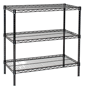 Scaffalatura in metallo con scaffale regolabile in metallo a 4 livelli - Product Image 1