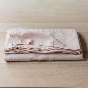 Usine de Noël En Gros De Luxe Blush Rose Dîner De Mariage Rectangle Naturel <span class=keywords><strong>Beige</strong></span> Pur <span class=keywords><strong>Lin</strong></span> <span class=keywords><strong>Nappe</strong></span> - Product Image 2