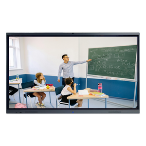98 Inch HD Anti-Glare Smart Interactive Flat Whiteboard Panel Large Electronic Interactive <b>Boards</b> in Flat White - Product Image 6