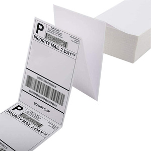 4x6inch Trắng đục lỗ trực tiếp địa chỉ nhiệt vận chuyển Máy in nhiệt tương thích quạt gấp 100x150 nhãn giấy nhiệt - Product Image 3