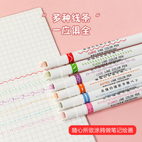 Marqueur permanent créatif en plastique pour marquage de lignes courbes, de contours, de lignes linéaires et de lignes pointillées, idéal pour le graffiti et le dessin sur papier – Vente en gros