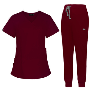 Médico Enfermería Jogger Scrubs Touchhealthy Enfermería Hospital Uniforme Mujer Top Scrub Traje Scrubs Uniformes Conjuntos - Product Image 1