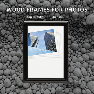 Modernos Marcos de Fotos de Madera Ecológicos de 5"-10" y A4 con Impresión UV, Doble Uso, para Exhibición en Pared o Mesa, para Fotos Familiares y Obras de Arte - Product Image 2