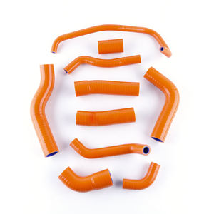 ヤマハR6 YZF-R6 2006-2015用オートバイ冷却剤パイプシリコンラジエーターホースキット - Product Image 3