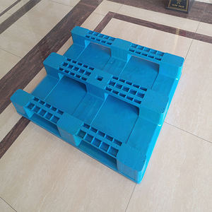 3 corredores Paletes plásticas resistentes Base do perímetro completo Ponte empilhável 4 vias Empilhadeira entrada palete plástica - Product Image 2