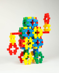 GIRNAR KINDERGARTEN BLKS- ROBOT 50 PC บล็อกแกะสลักอย่างสวยงาม 50 ชิ้น ไม่มีสติกเกอร์ติดอยู่ใดๆ - Product Image 5