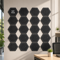 Panneau acoustique décoratif en fibre de polyester de qualité supérieure, panneau mural absorbant le son pour restaurant, hôtel, hall