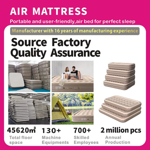 Colchón de Espuma Viscoelástica <span class=keywords><strong>Inflable</strong></span> de Látex Tamaño King con Bomba Integrada, Protector Ortopédico para Camping, Disponible Cerca de Mí - Product Image 2