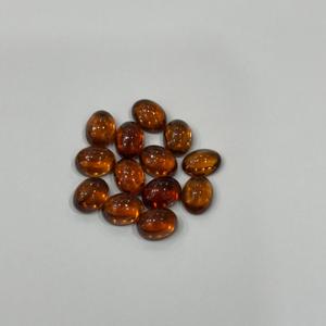 Exclusivo Cabujón de Hessonita Marrón, Gema Natural Ovalada Suelta, Corte Trillón Facetado, 3mm de Altura, para Fabricación de Joyas, Venta al por Mayor, OEM - Product Image 3