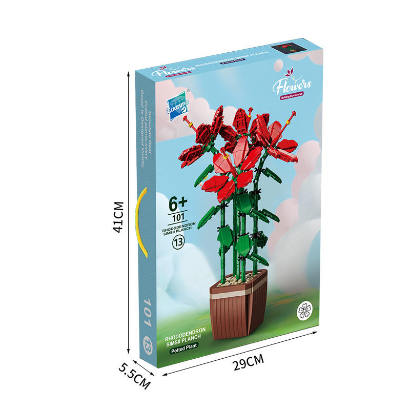 101-13 Potted bouquet