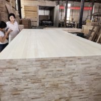 Panneaux de cuisine en bois massif peuplier 15 mm, bois de peuplier blanchi