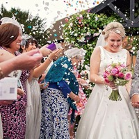 Tube lance-confettis à pousser 17 cm, portable, pour mariage, anniversaire, fournitures de fête, décoration, vente en gros
