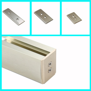 Perfil de Aluminio para División de Baños, Estilo Y, Serie 6000, T351 T851, Color Negro Champán, para Baños Públicos - Product Image 5