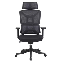 Chaise de bureau de direction moderne de luxe en maille à dossier haut, ergonomique, pivotante et réglable pour salle de conférence - Vente en gros