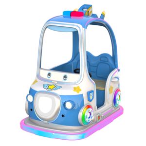 Un arrêt Service enfants blanc bleu auto tamponneuse pour enfants 24 V toutes les années enfants parc d'attractions électrique manèges à <span class=keywords><strong>louer</strong></span> - Product Image 4