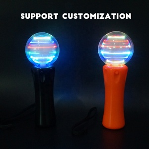 OEM ánh sáng-up quay đồ chơi nhấp nháy <span class=keywords><strong>mini</strong></span> LED Wand ánh sáng lên ma thuật quay bóng cây Đũa Phép - Product Image 2