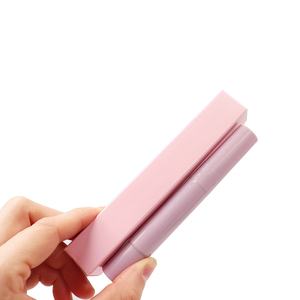 กล่องบรรจุภัณฑ์อายไลเนอร์สีชมพูทำจากกระดาษแข็ง กล่อง DIY สำหรับลิปสติก ลิปกลอส น้ำมันบำรุงผิวหนังรอบเล็บ ปากกาเครื่องสำอาง กล่องบรรจุภัณฑ์สำหรับหลอด บรรจุภัณฑ์ของขวัญ - Product Image 1