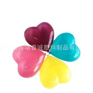 Glaçons en plastique en forme de cœur, multicolores, à injection d'eau, pour les bars et les fêtes - Product Image 1
