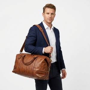 Sacs à main en cuir de vache et de buffle vintage personnalisés de qualité supérieure B S International, résistants à l'eau, légers, portables, avec fermeture éclair - Product Image 1