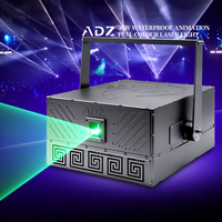 ADZ IP65 30W 40KPPS Wasserdichte Bühnen beleuchtung Show Time Tunnel Effect Mapping Projektor für Landmark Concerts Laser gravur