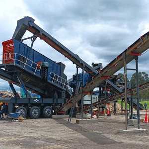 Trituradora de Concreto Móvil Tipo Ruedas de 150tph Usada para el Procesamiento de Residuos de Construcción en Colombia - Product Image 4