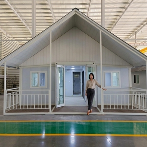 <span class=keywords><strong>Casa</strong></span> Prefabricada Portátil y Expandible, Tipo Tiny House, Modular, para Huéspedes de Resort - Product Image 3