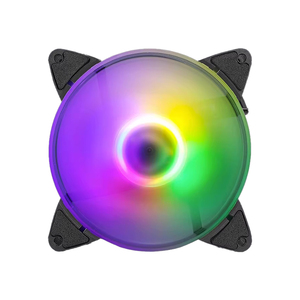 Ventilador de caja RGB de 12cm al por mayor, ventilador de refrigeración de chasis de ordenador pequeño de 6 pines externo/interno silencioso y luminiscente de alta calidad - Product Image 5