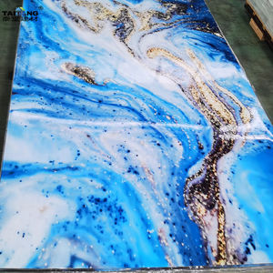 Noir Pvc Marbre Feuille Laminas De Laminado Pvc Placas Pvc Couleur Marmol - Product Image 5