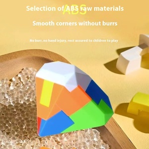 Luban Lock Advanced Kongming Lock DIY Jouet Jouet d'éducation précoce pour enfants pour le développement <span class=keywords><strong>Intelligence</strong></span> Pensée Formation Plastique - Product Image 3