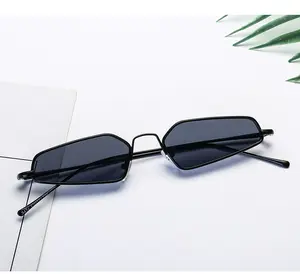 Óculos de sol com lentes de metal, mais novo óculos de sol com lentes de metal, formato irregular, para homens e mulheres, 2020