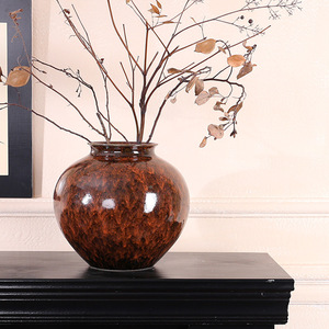 Nuevo diseñador de estilo chino de gama alta, sala de té, combinación de celosía abierta, estudio, jarrones de cerámica y porcelana de estilo antiguo, adorno - Product Image 3