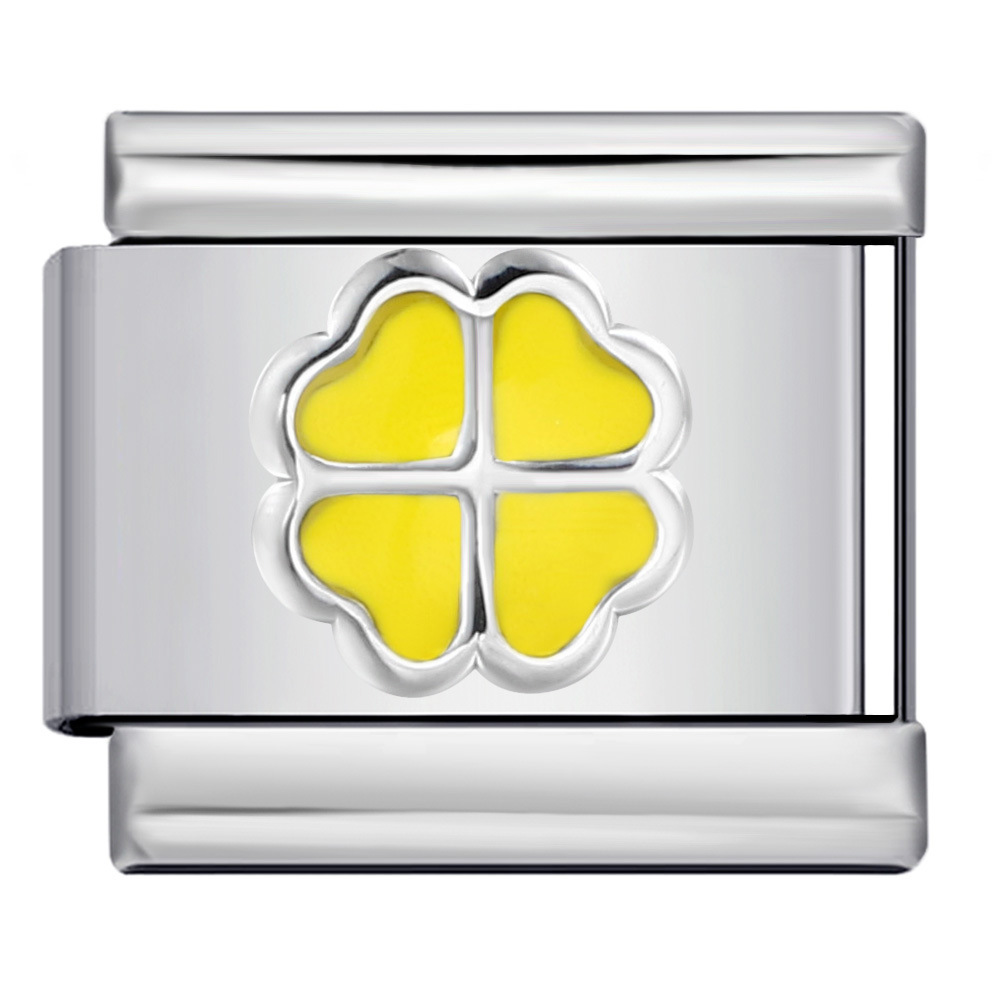 Four-leaf clover-drop yellow-y892