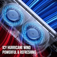 Ventilateur de siège auto à turbine haute puissance, nouveau, vente en gros d'usine, avec prise USB, pour ventilation du dossier de voiture, fixation portable Velcro