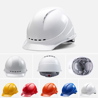 Casque de sécurité ABS le plus vendu, ventilé, pour la construction industrielle, l'exploitation minière, style européen