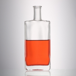 Cuadrado 500ml vacío licor de vino whisky chicle <span class=keywords><strong>Ginebra</strong></span> licor de botella de vidrio de vodka - Product Image 6