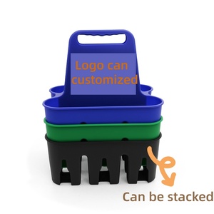 <span class=keywords><strong>Portabottiglie</strong></span> in Plastica Personalizzato con Logo, Resistente, in PP per Alimenti, Adatto per Bottiglie d'<span class=keywords><strong>Acqua</strong></span> Sportive, Cesto Portatile per Bevande - Product Image 4