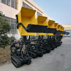 รถดัมพ์ตีนตะขาบขนาดเล็กบรรทุกได้ 500 กก. พร้อมระบบยกขึ้นเองสำหรับขาย - Product Image 3