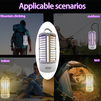 Nieuwe Indoor Outdoor Uv Hoogspanning Elektrische Schok Led Lichtbron Sensor Instant Fly Killer Trap Mug Killer Lamp
