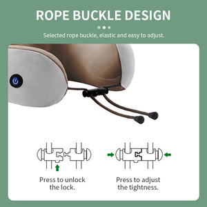 Portátil inalámbrico en forma de U cuerpo amasado calefacción eléctrica cuello masajeador almohada con precio de fábrica - Product Image 6